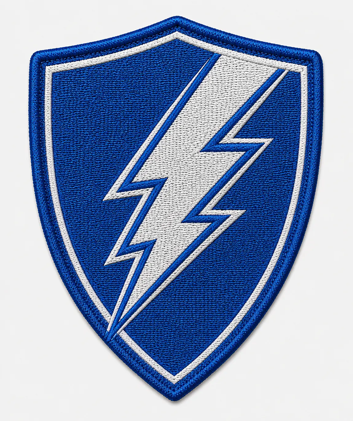 Lightning Shield Woven Patch